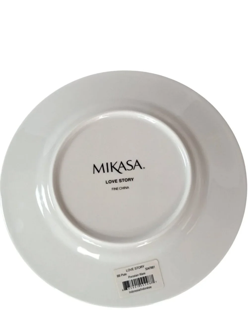 Mikasa Love Story Platinum Round 7' Bread & Butter Plate